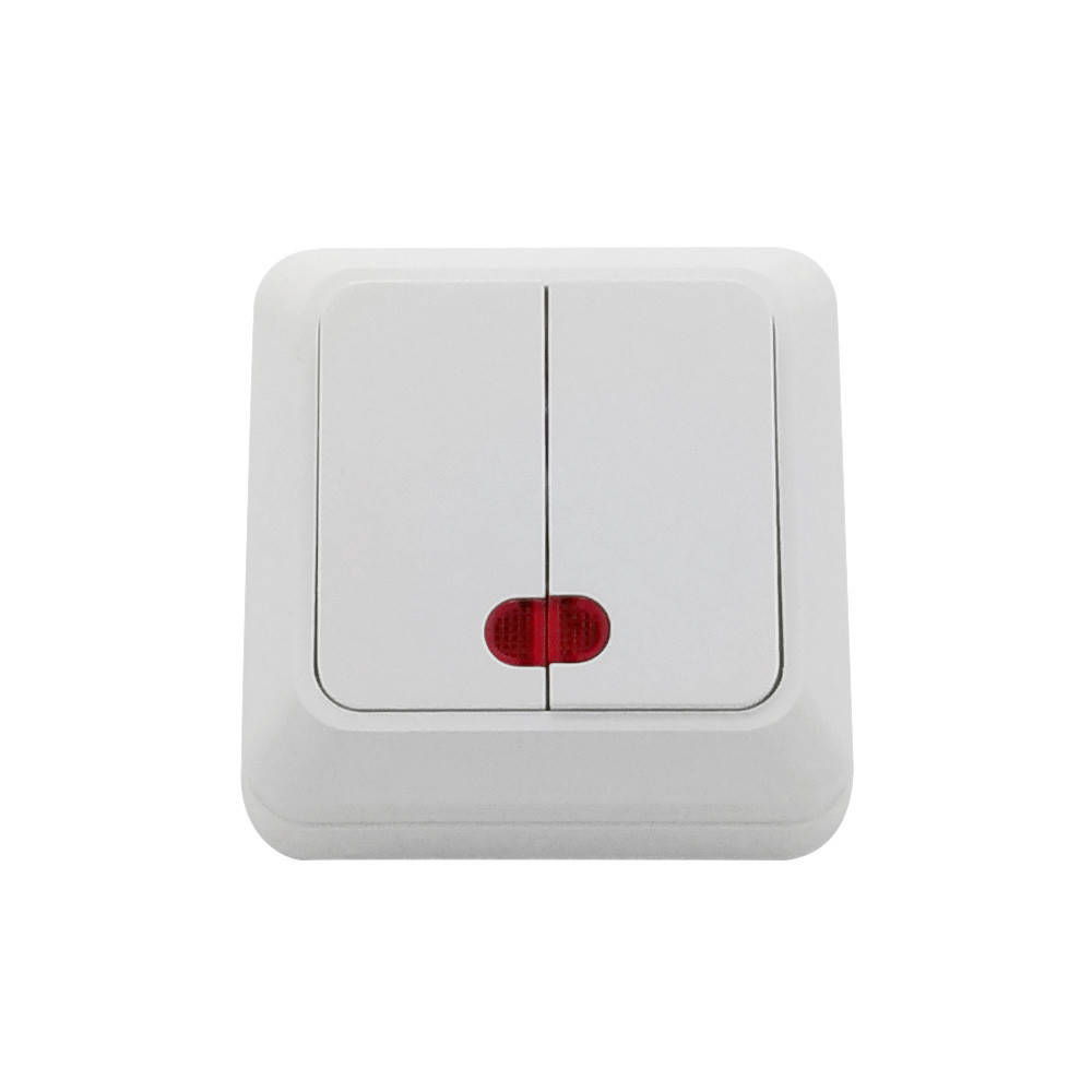 

Выключатель двойной с подсветкой накладной Аватар GAV 656