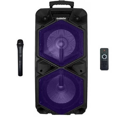 

Колонка аккумуляторная с микрофоном Goldteller GT-6068 (TWS/Bluetooth/USB/FM)