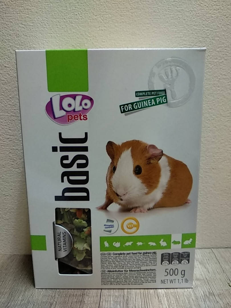

Lolopets Корм для морской свинки 500гр.