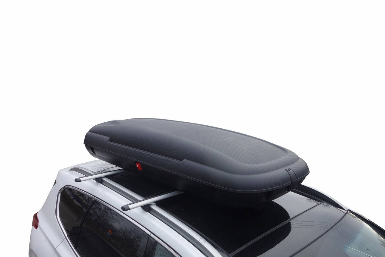 

Бокс на крышу 480л. Kenguru Discovery Carbon Line 480, Темно-серый