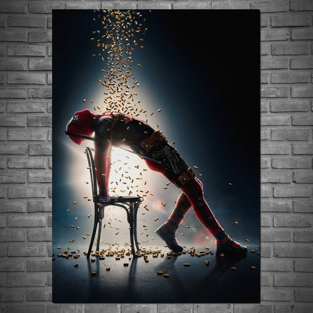 

Постер Deadpool, Дэдпул, Дедпул, падающие пули. Размер 60x42см (A2). Глянцевая бумага