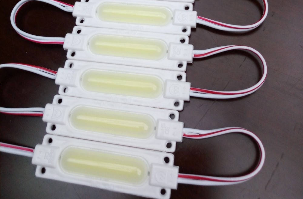 

Светодиодный LED модуль COB W белый герметичный IP65 с линзой