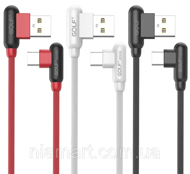 

USB кабель USB - Type C Golf GC-45 1 метра (случайный цвет)