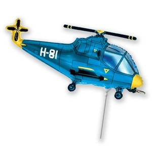 

Качество! Свадебный шар из фольги для Украшения зала FM Мини-фигура Вертолет голубой 33см Х 23см, Разные цвета