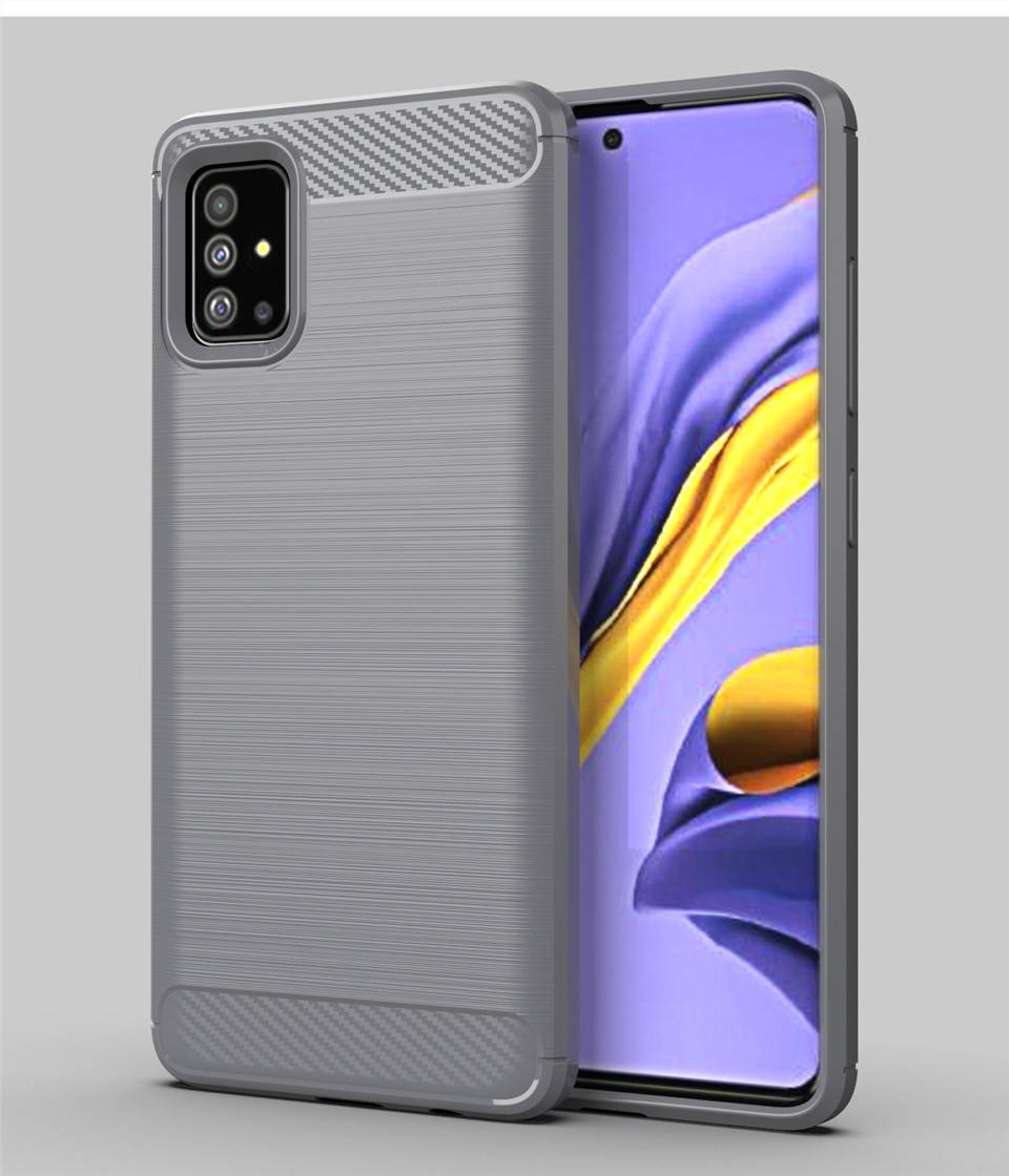

TPU чехол накладка Urban для Samsung Galaxy A71 2020 (4 цвета) серый
