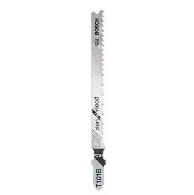 

Пилка лобзикова Bosch Clean for Wood T101B, HCS, 100мм, 1шт