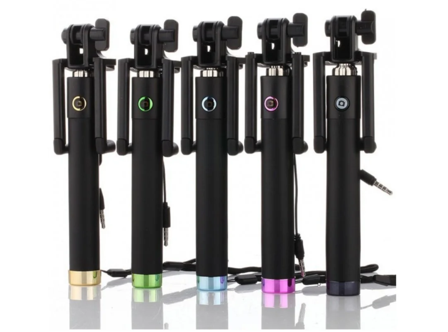 

Селфи палка, монопод проводной, Черный