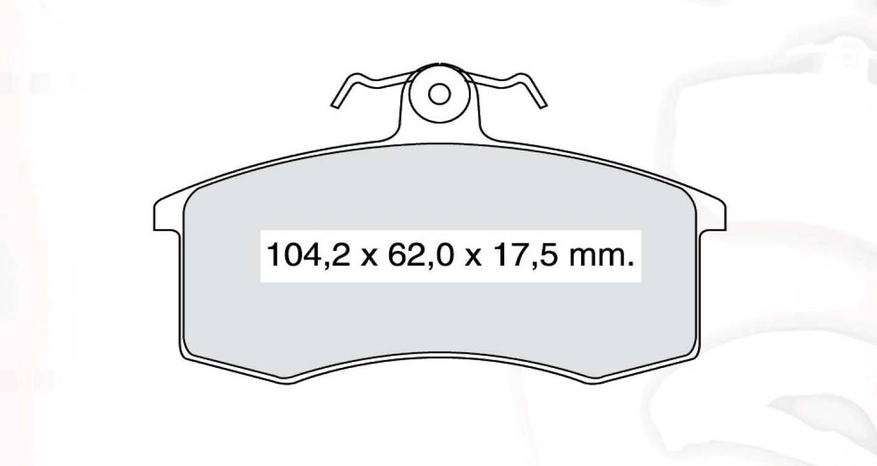 

Тормозная колодка дисковая передние Dafmi ВАЗ 2108-2115 Intelli (D743E)
