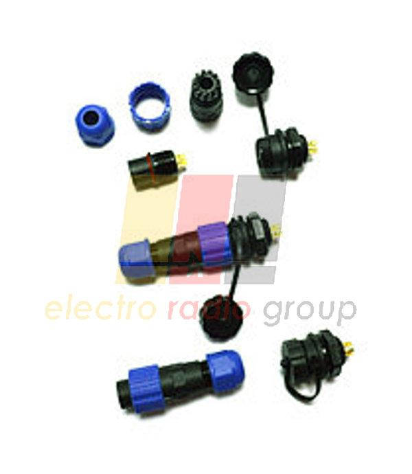 

Комплект разъёмов герметичных 13мм 5pin (шт.кабельный- гн.монтажное)