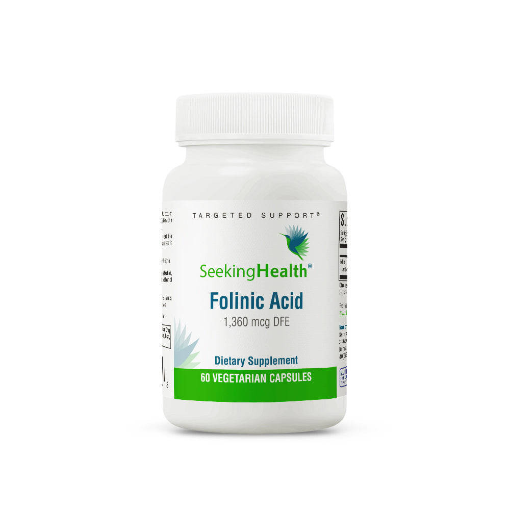 

Folinic Acid 800 mcg (60 caps) Seeking Health