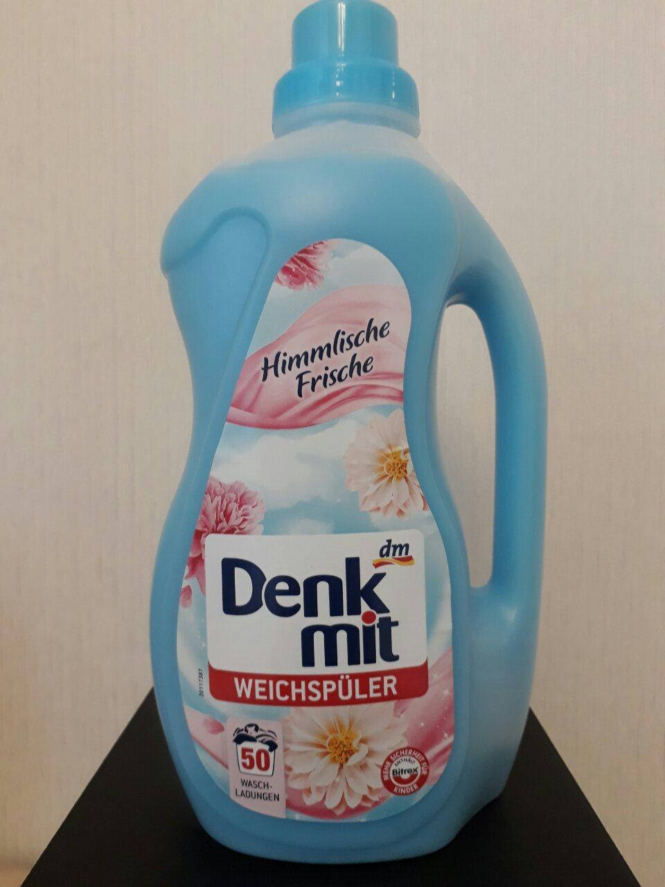 

Ополаскиватель для белья Denkmit Weichspuler Himmlische Frische, 1,5 л, Германия