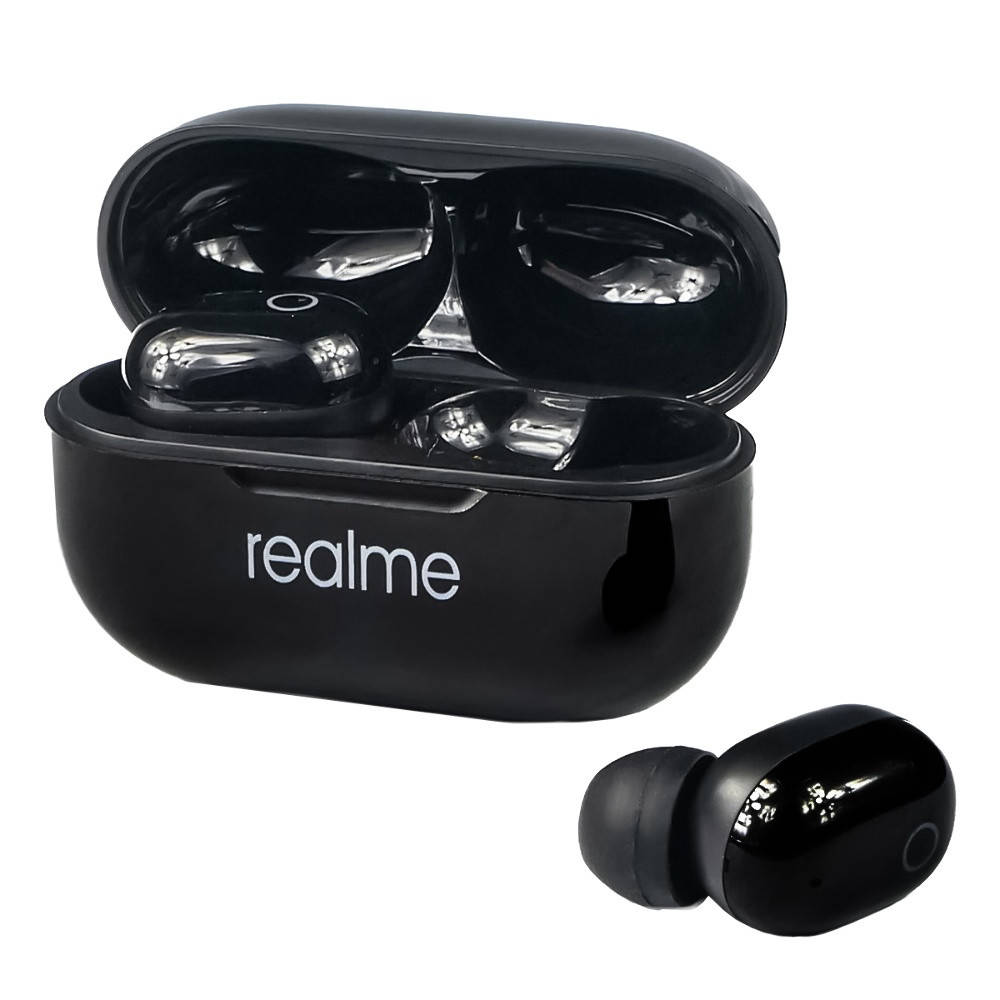 

Беспроводные наушники Realme T60 TWS чёрные, Черный