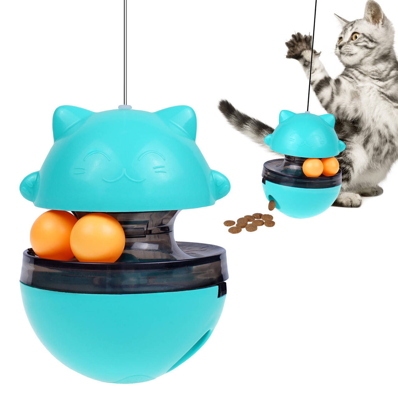 

Игрушка-кормушка для котов Bronzedog PetFun "Трек с мячиками"