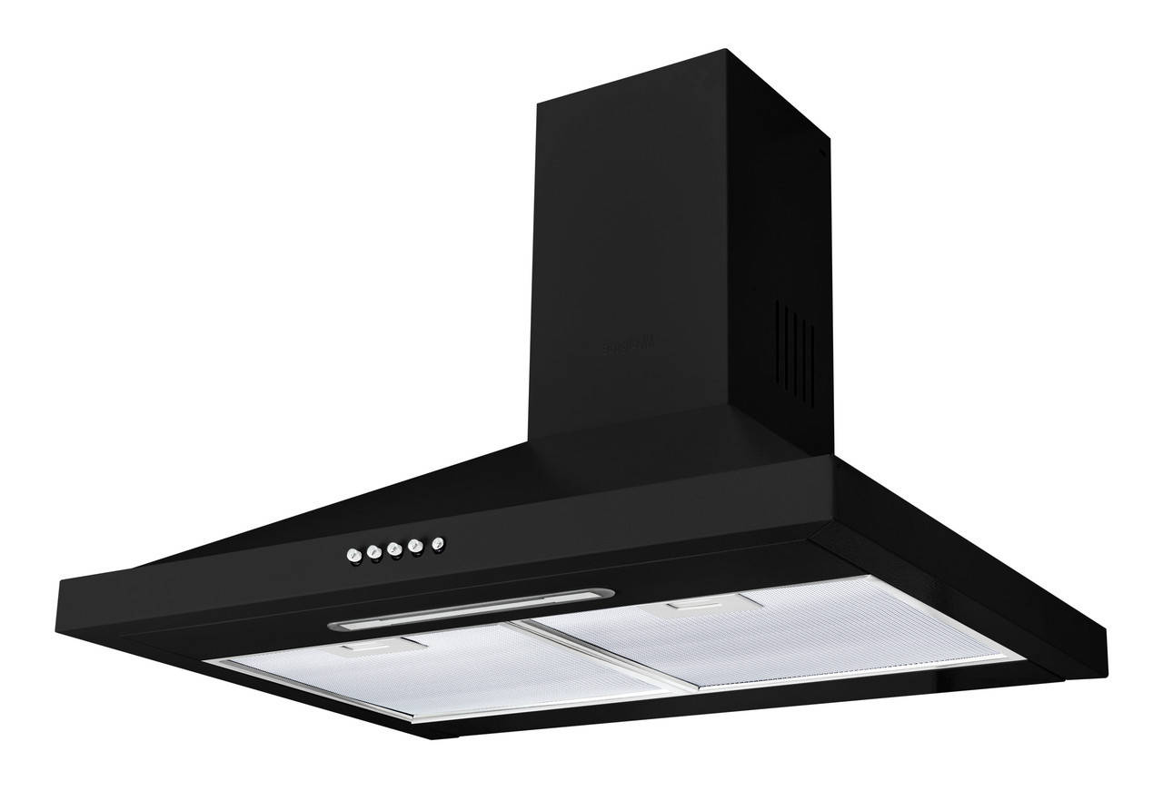 

Кухонная вытяжка купольная пристенная черная BORGIO BKM(TR) 60 black (650м/куб.)