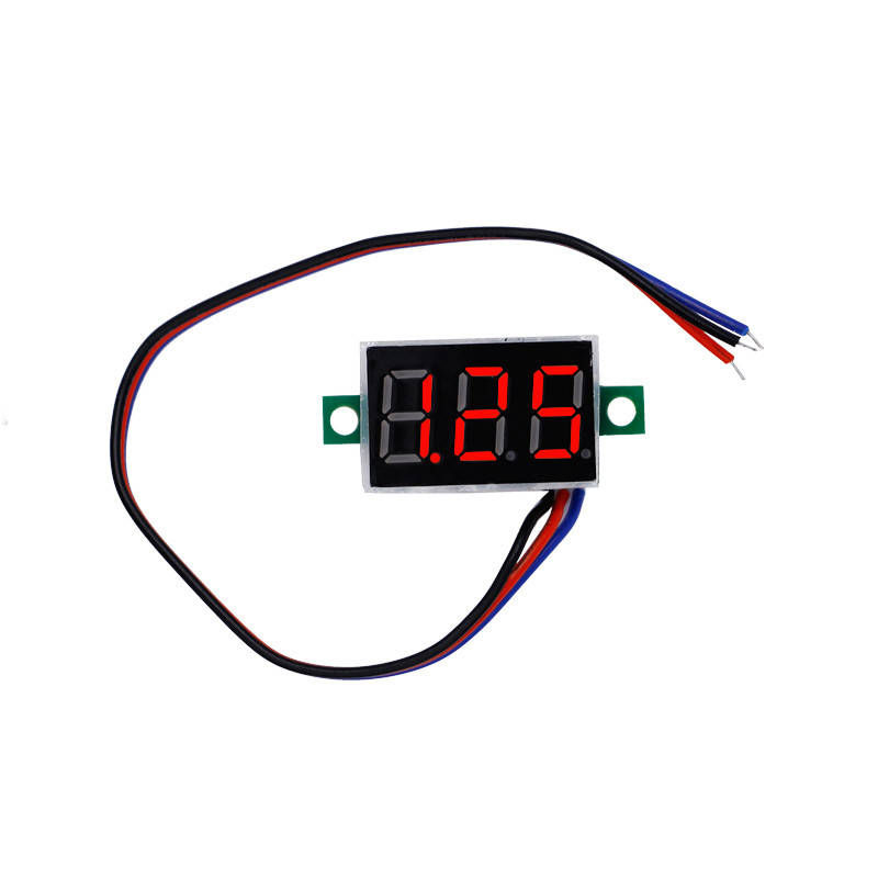 

Вольтметр цифровой постоянного тока DC 0-100V три провода - Красный