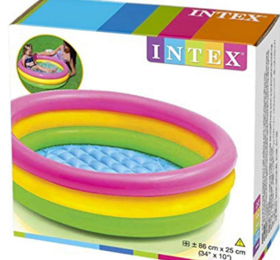 

Детский надувной бассейн "Радуга" 86 х 25 см, Intex, 57104