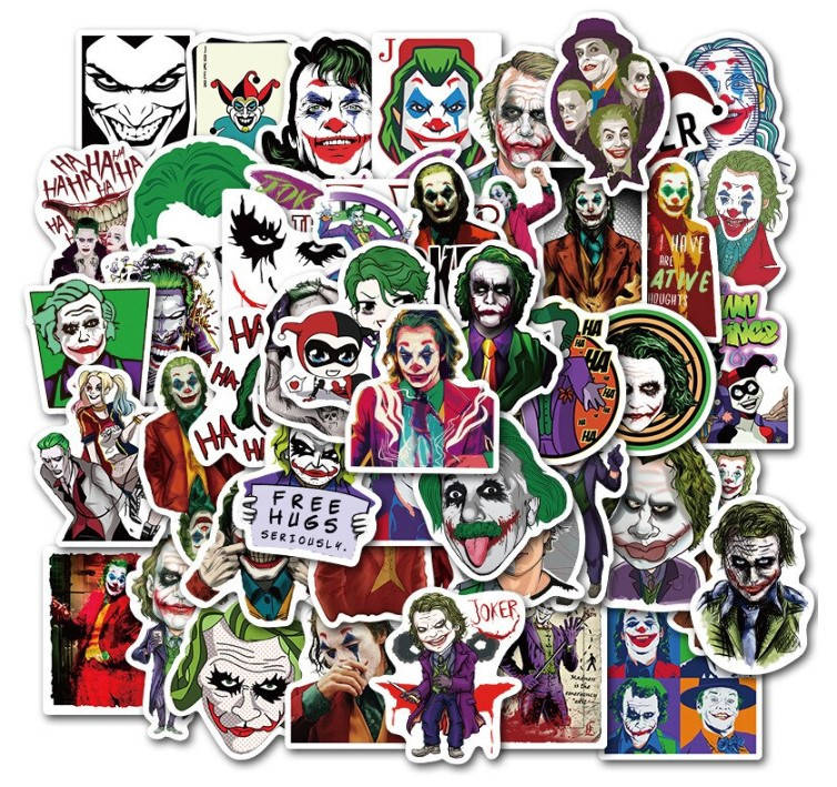 

Набор наклеек Joker DC - 50 шт| Джокер ДС - Водостойкие стикеры для оклеивания