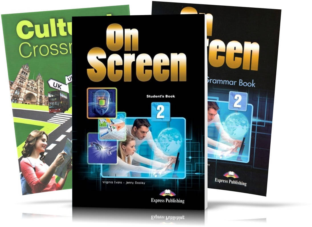 

On Screen 2, Student's book + Workbook + CULTURAL CROSSROADS UKRAINE