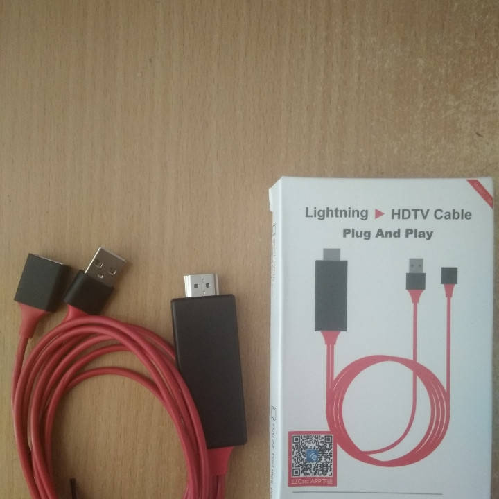 

MiraScreen адаптер, переходник с Lightning на HDMI для iPhone/Android