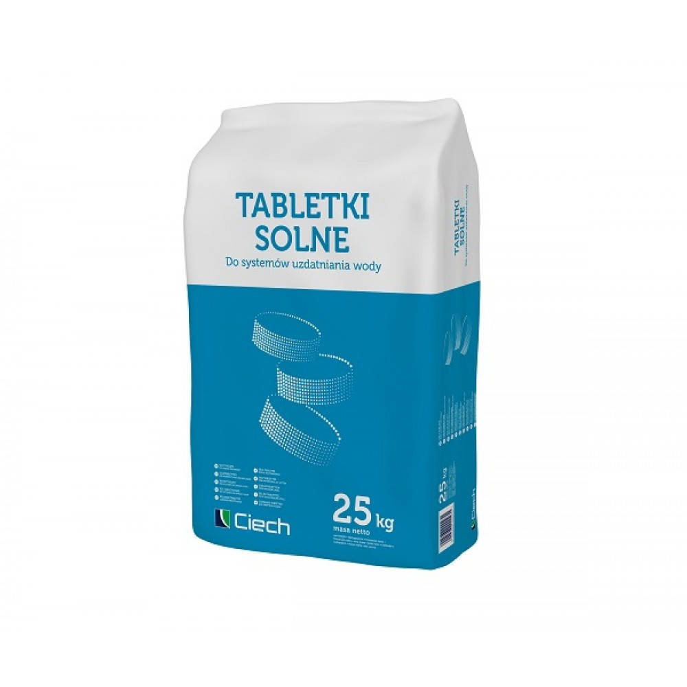 

Таблетированная соль (Сhiech), 25 кг/м Полиэтилен