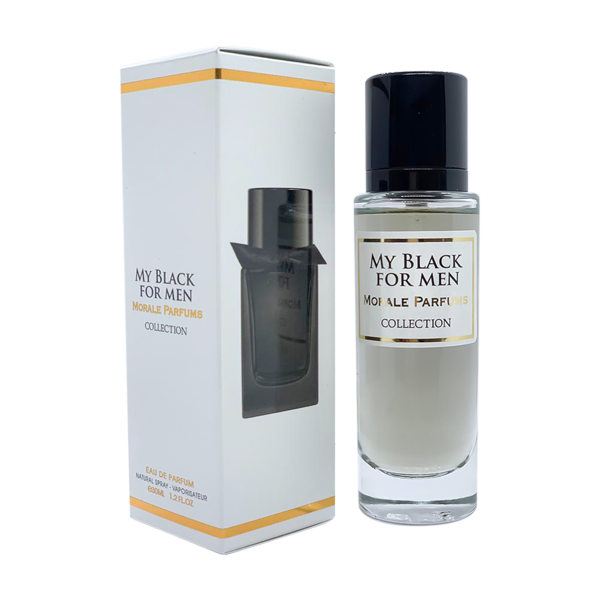 

Парфумований виріб Morale Parfums MY BLACK FOR MEN чоловічий 30мл
