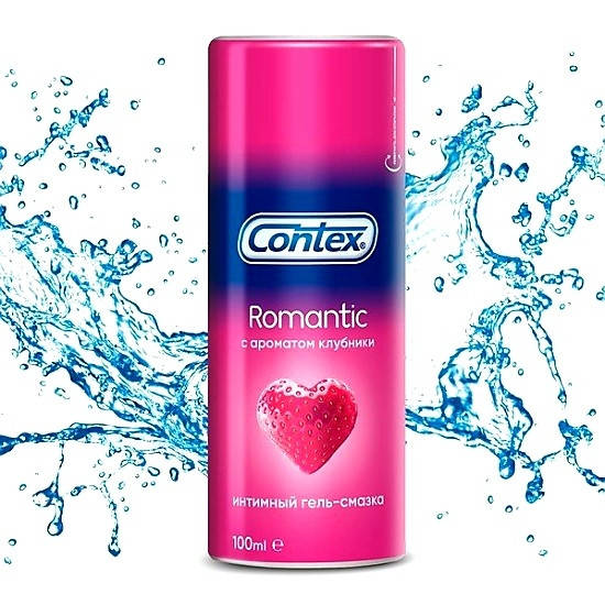 

Интимная гель-смазка Contex Romantic с клубничным ароматом 100мл