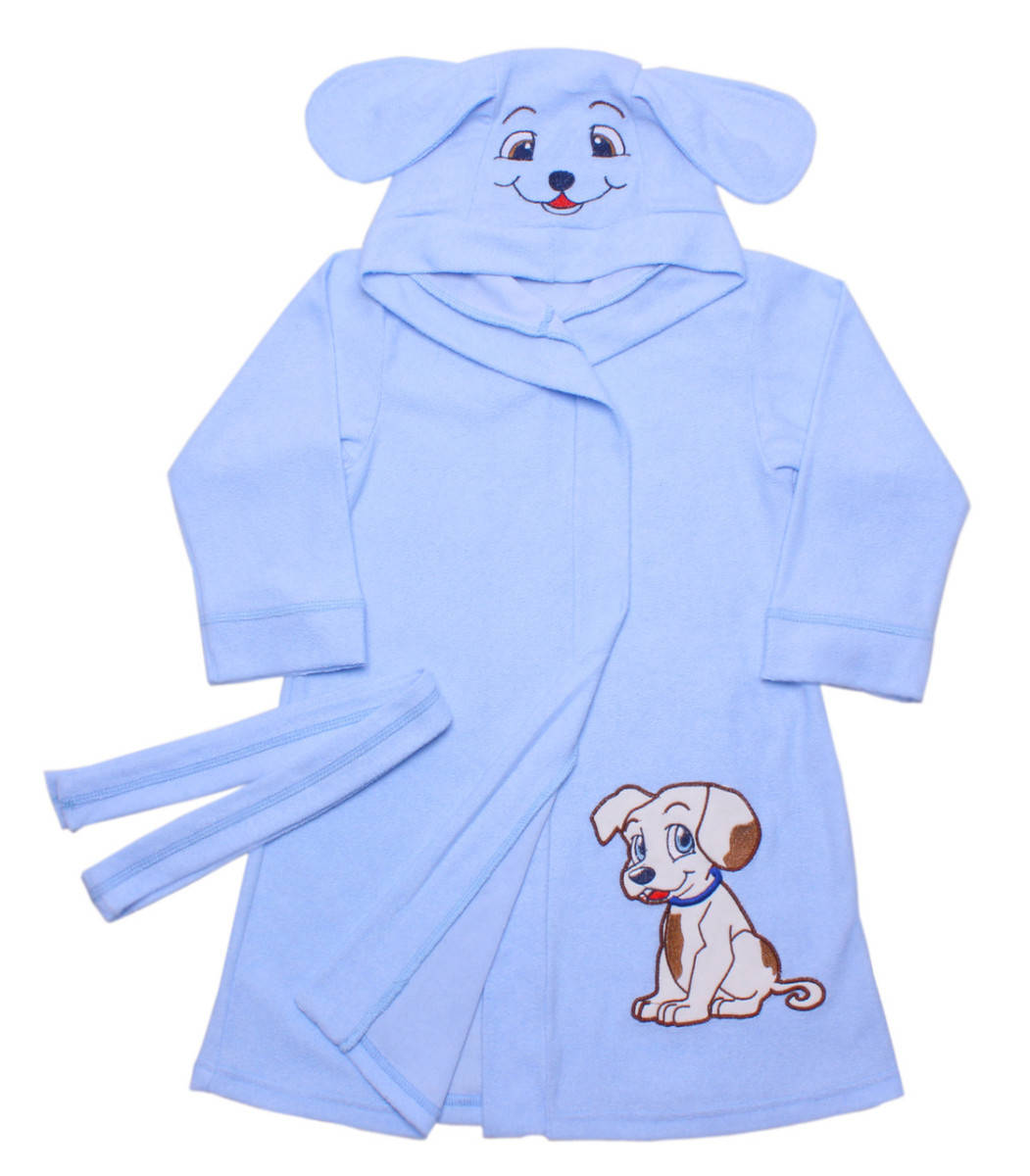 

Халат для мальчиков Валери-Текс 1652-20-081-008 116 см Голубой