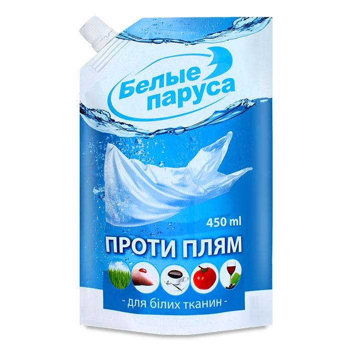 

Пятновыводитель жидкий для белых тканей «Белые паруса» 450 мл