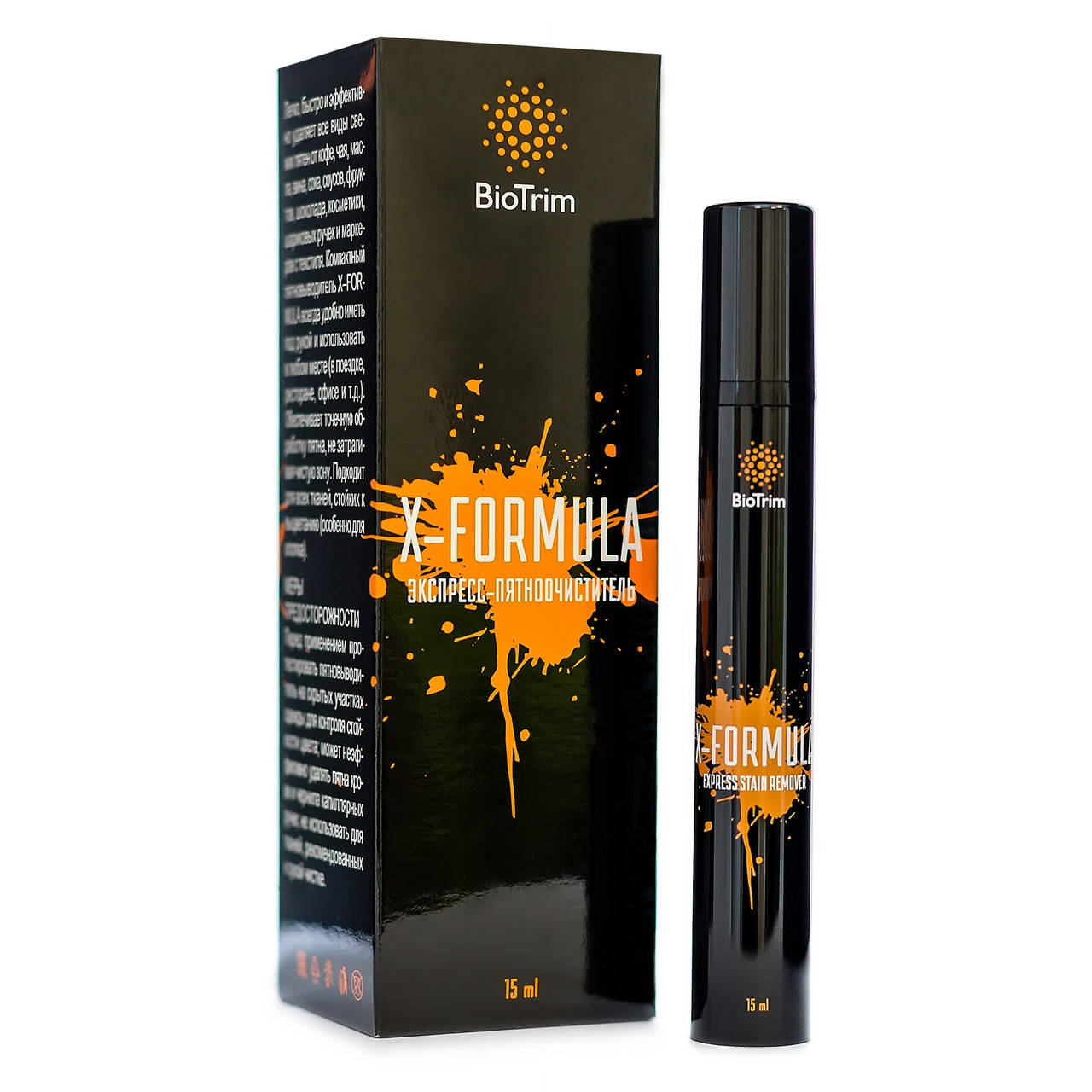 

Экспресс-пятноочиститель GreenWay X-Formula Biotrim 15ml (03251)