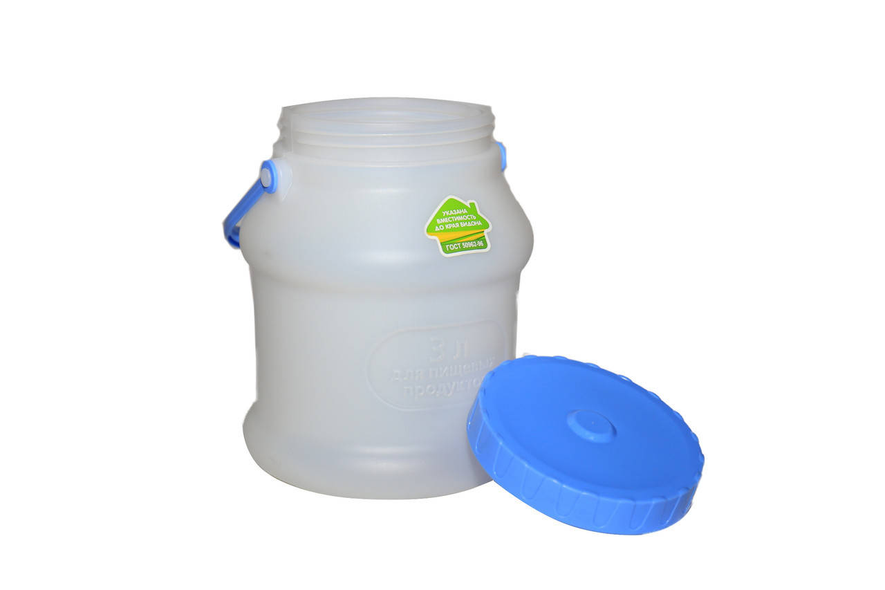 

Бидон пищевой 3л С925 БІЛ