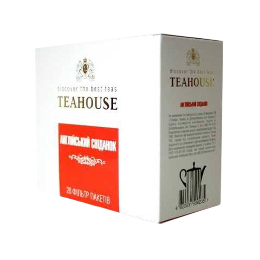 

Чай пакетированный Teahouse для заварников гранпак Английский завтрак 20 шт.