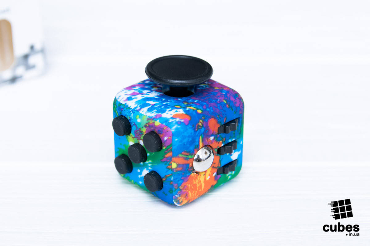 

Антистресс кубик Fidget (soft touch) cube цветной, Разные цвета