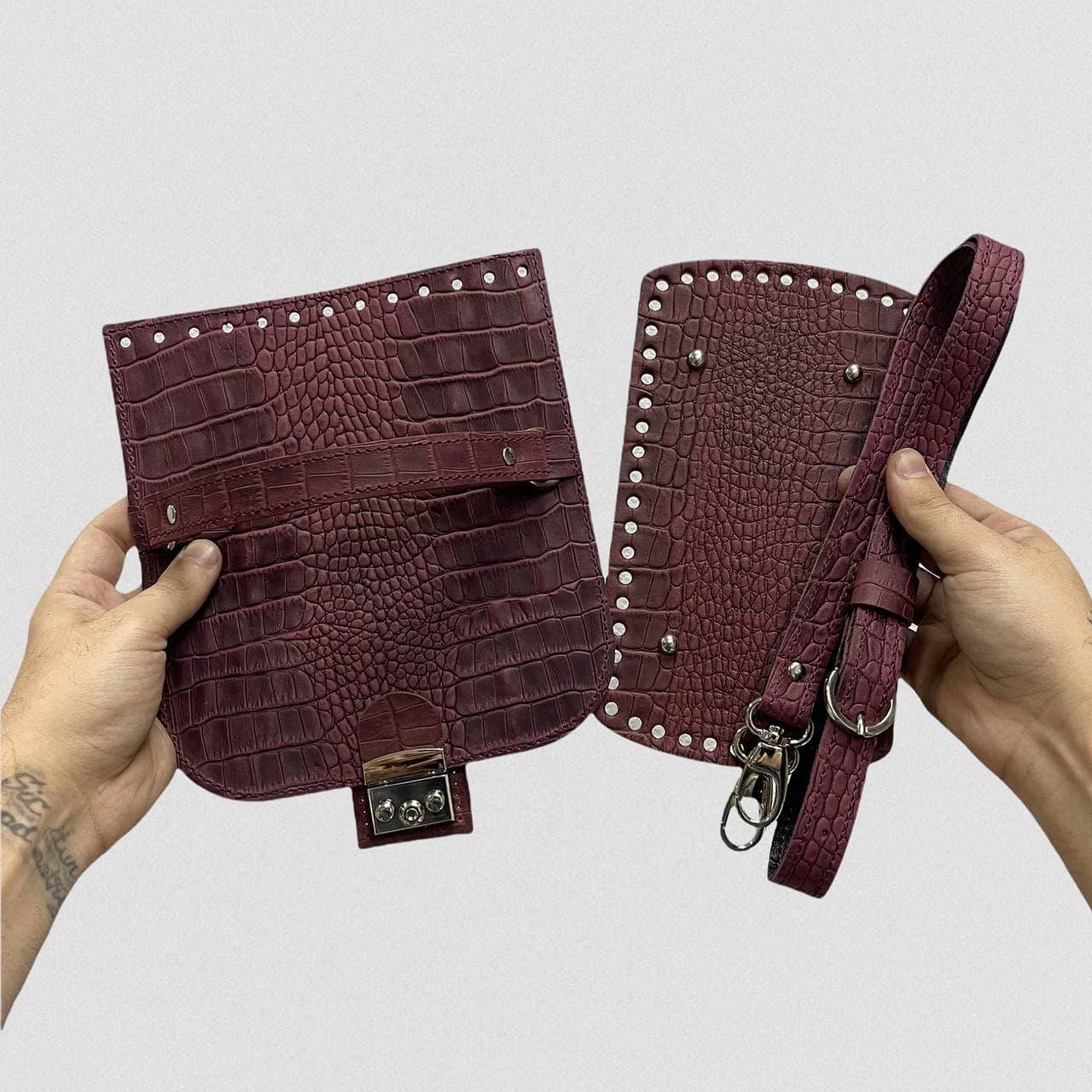 

Набор кожаной фурнитуры для сумки, натуральная кожа