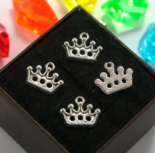 

Подвеска "Корона", цвет серебро, 14 х11 мм