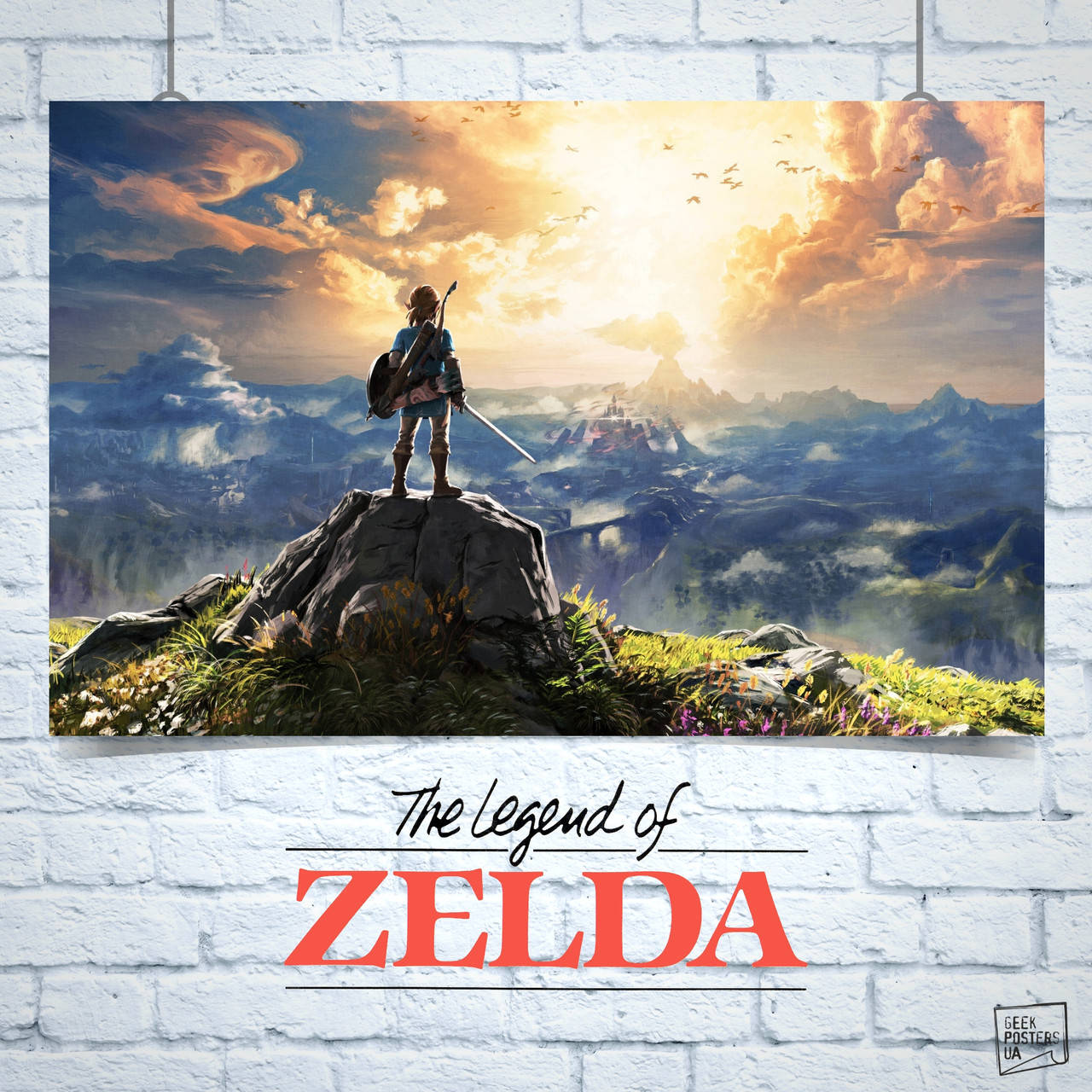 

Постер Legend of Zelda. Зельда. Размер 42x30см (A3). Матовая бумага
