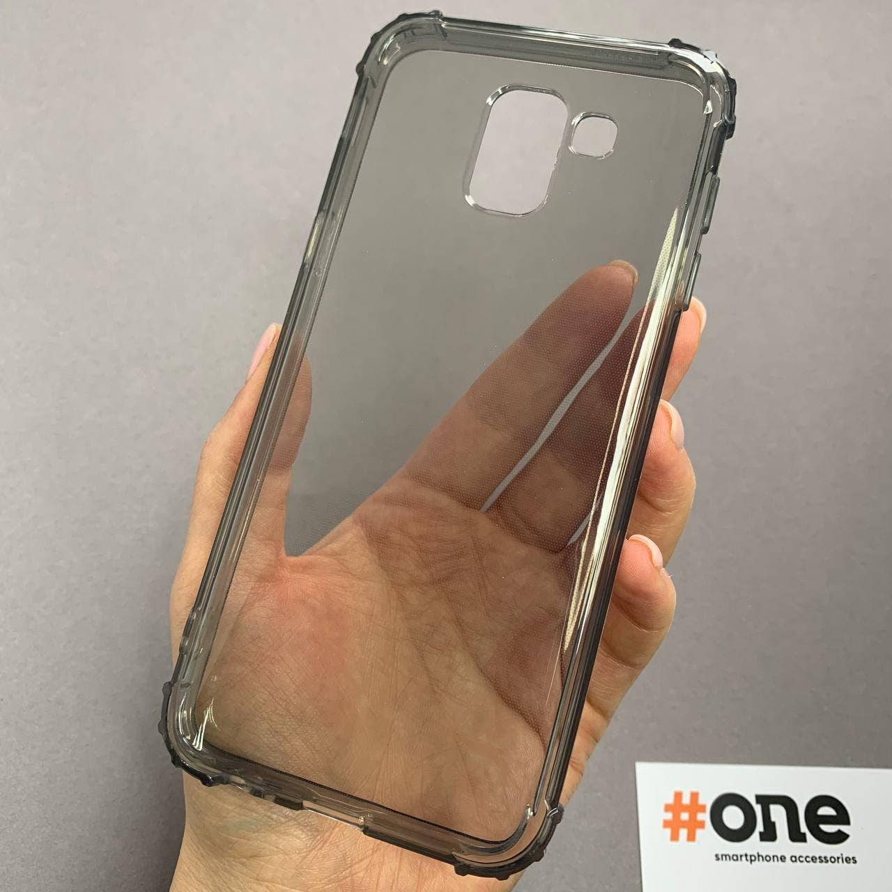 

Чехол для Samsung Galaxy J6 2018 J600 противоударный с бронь углами чехол на самсунг дж6 дж600 серый PRF