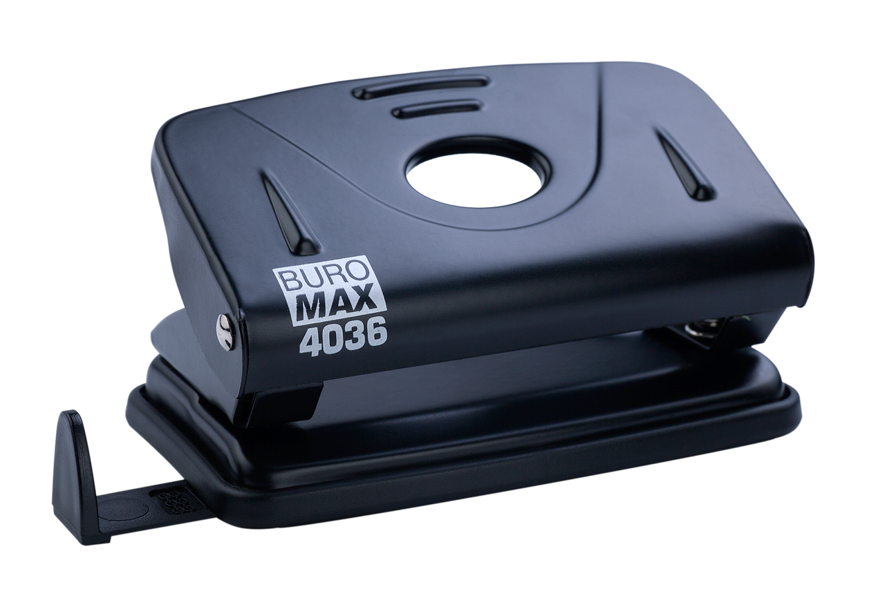 

$Дырокол металлический до 10 л 123х61х38 мм черный