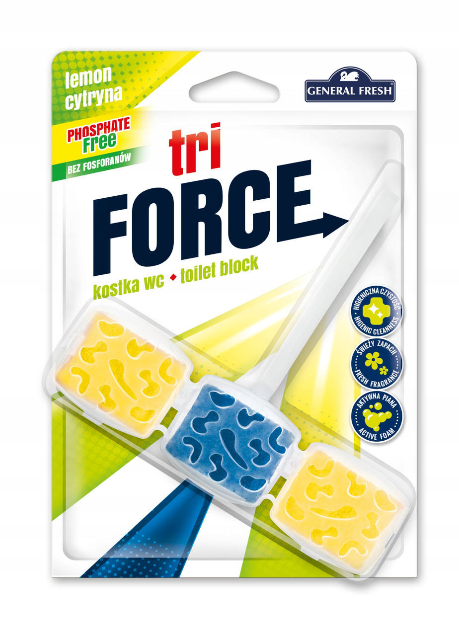 

Твердый туалетный блок GENERAL FRESH в ассортименте, 45 г