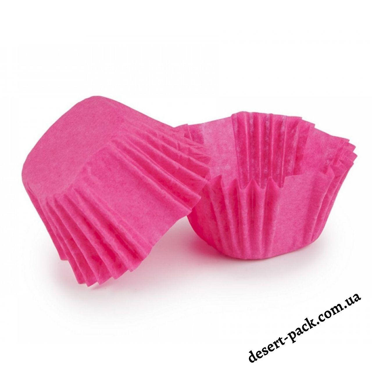 

Бумажные формы 30х30 мм (100 шт.) розовые, Розовый