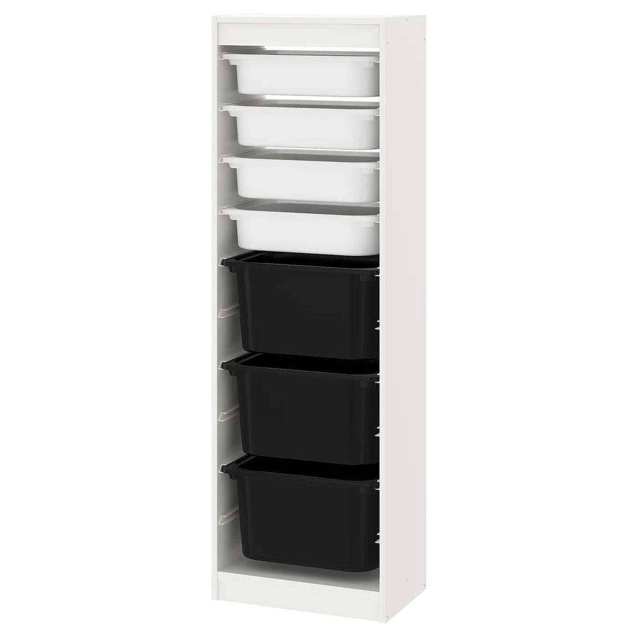

Стелаж с контейнерами TROFAST 46x30x145 см