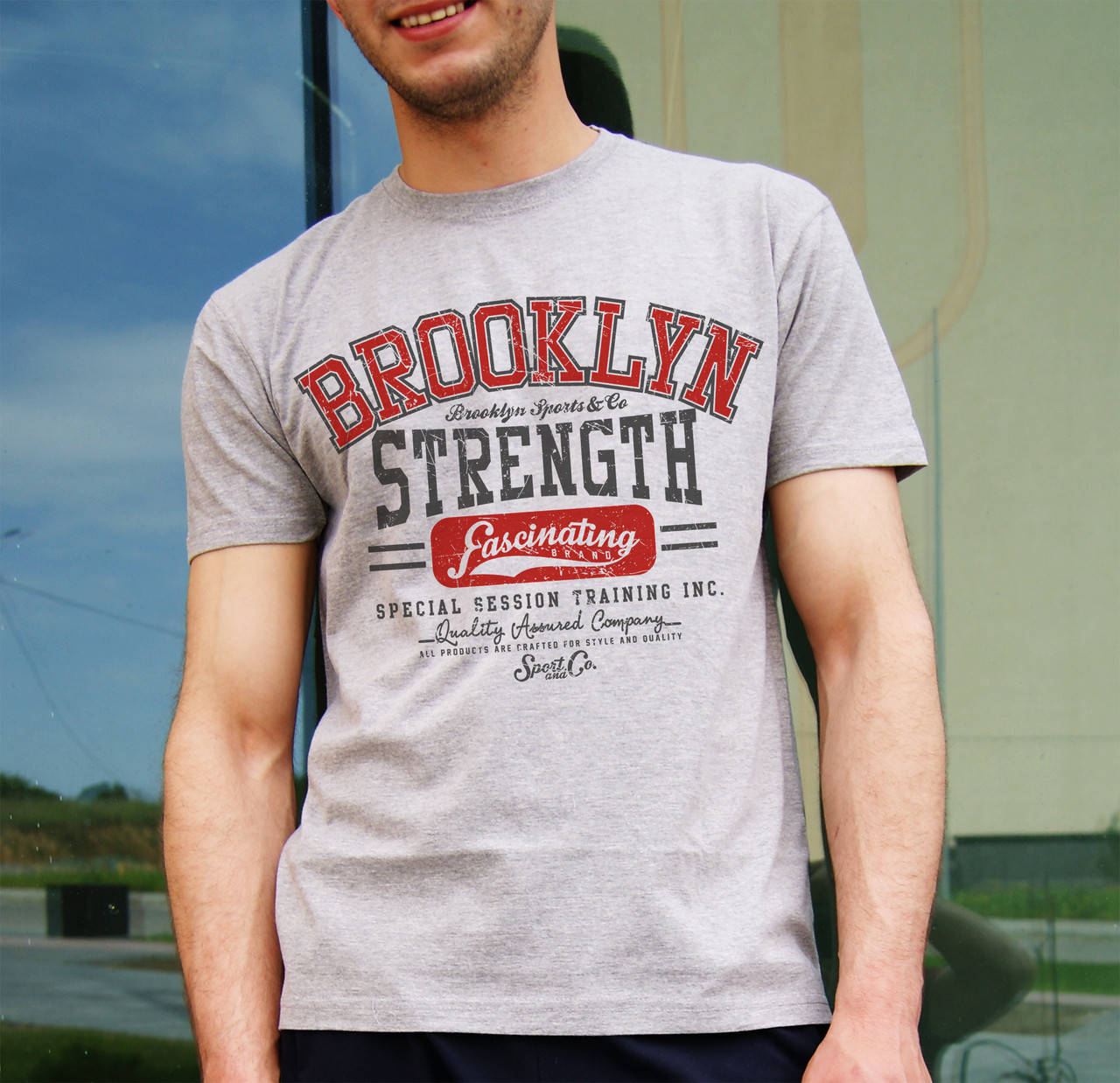 

Мужская футболка BROOKLYN STRENGTH
