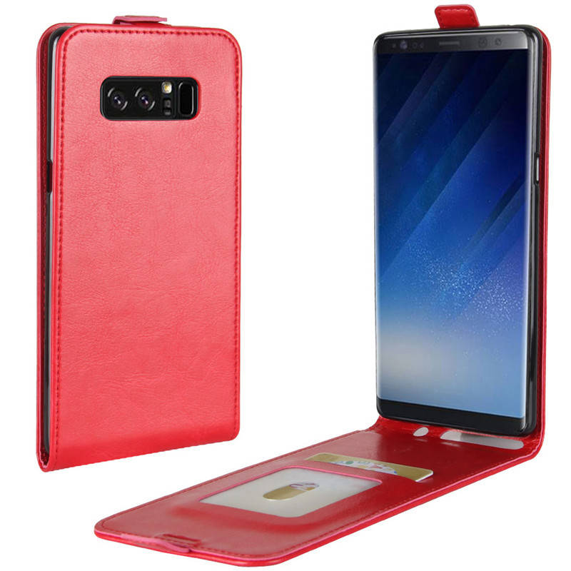 

Чехол IETP для Samsung Galaxy Note 8 / N950 флип вертикальный кожа PU красный