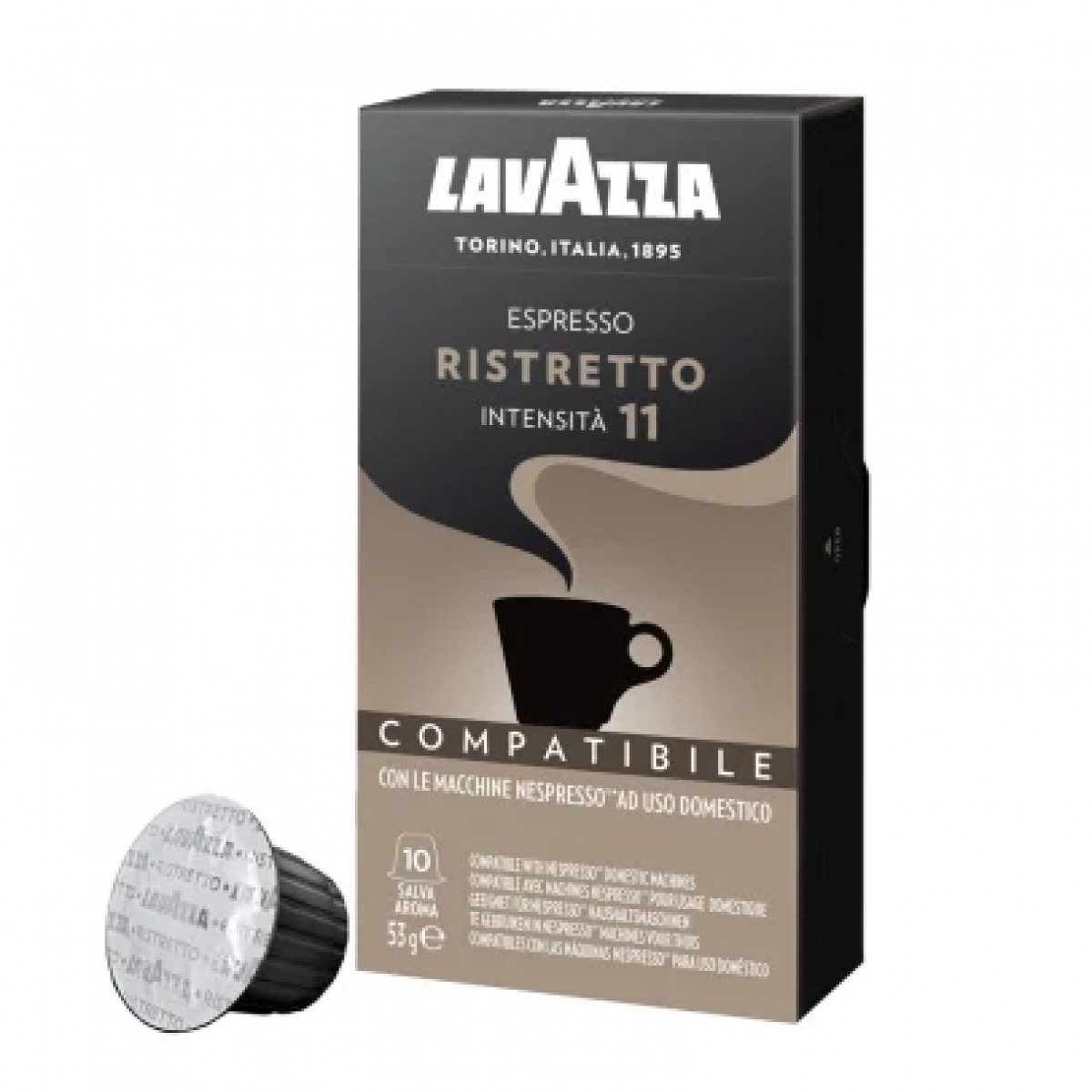 

Nespresso капсулы Lavazza Ristretto 11, Италия Неспрессо