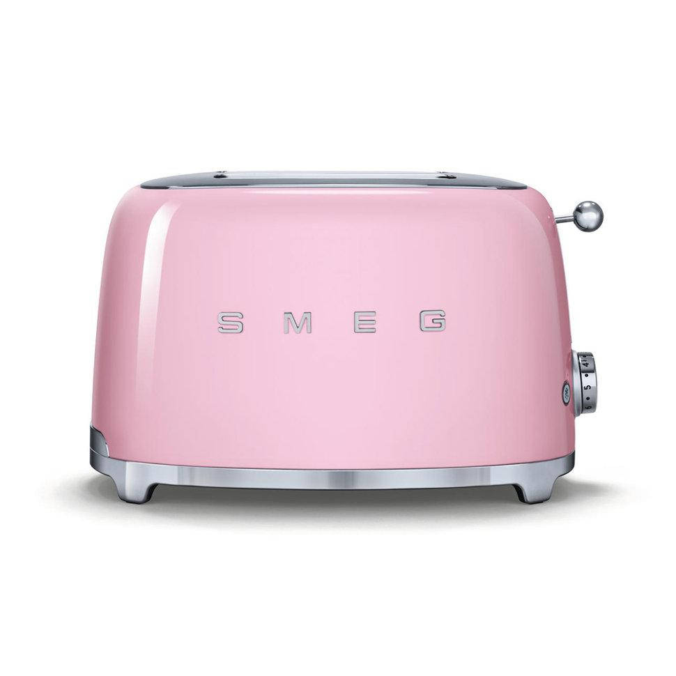 

Тостер на 2 тости рожевий Smeg TSF01PKEU
