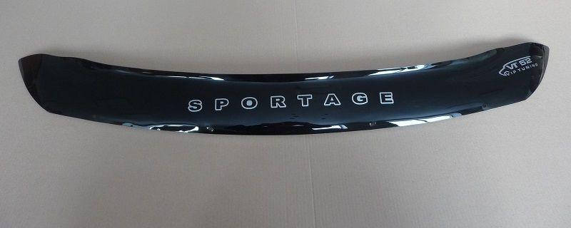 

Мухобойка Kia Sportage (короткий) (2010-2015) (VT-52) Дефлектор капота накладка