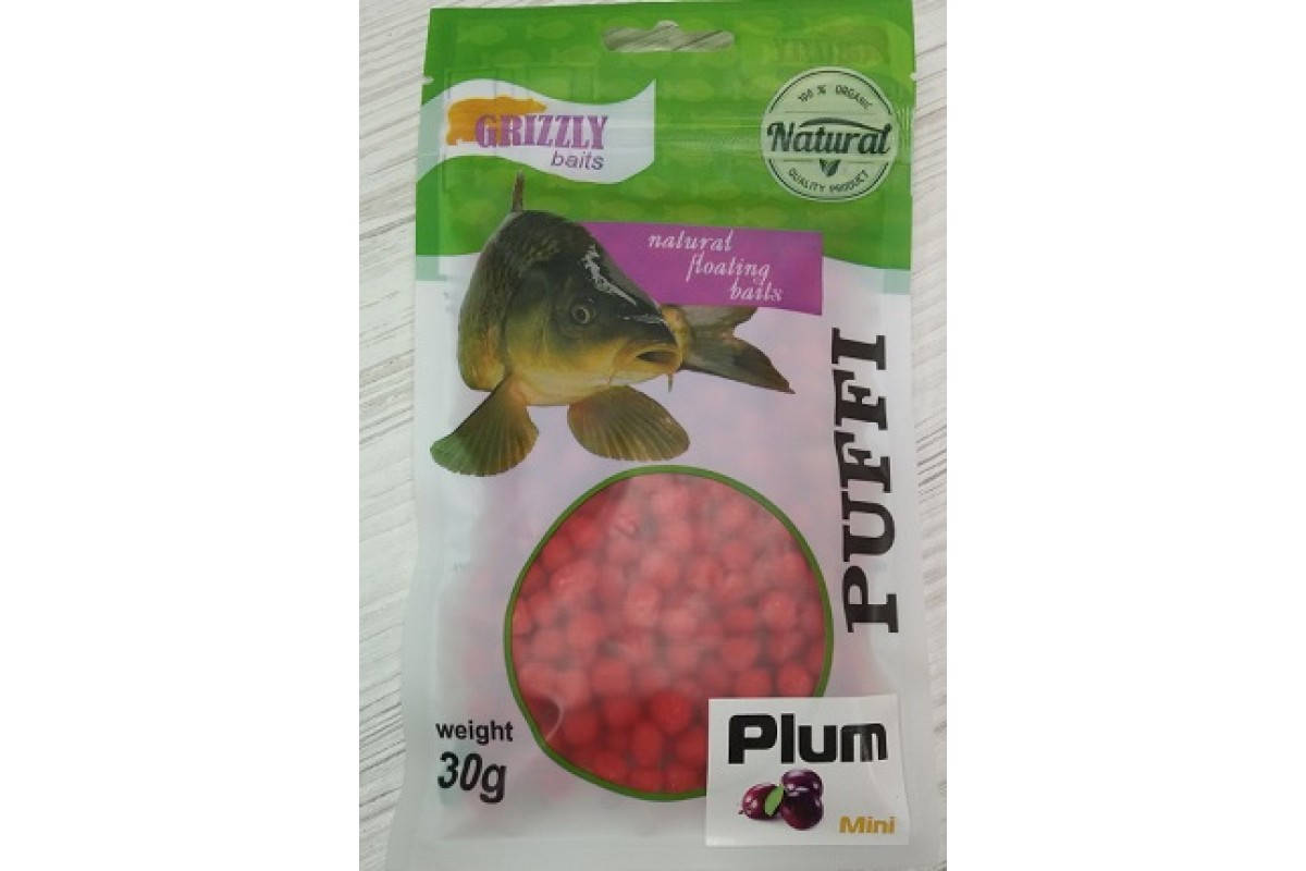 

Наживка GRIZZLY Puffi мини 30 гр. слива