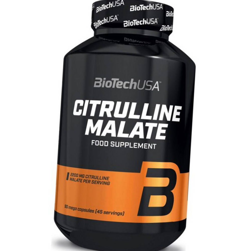 

L-цитруллин малат BioTech Citrulline Malate Mega Caps 90 капс