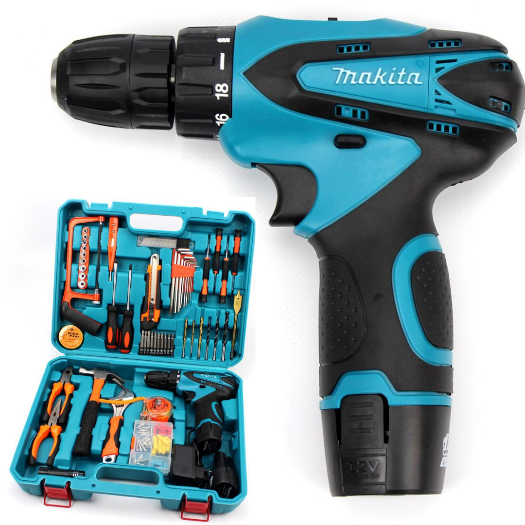

Шуруповерт аккумуляторный Makita DF330DWE 12V 2A/h Li-Ion с набором инструментов Шуруповерт Макита