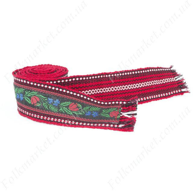 

Крайка, пояс для вышиванки двусторонний с тесьмой 5 см