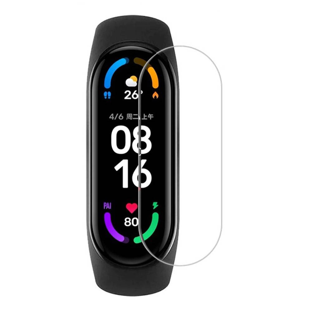 

Противоударная гидрогелевая пленка Hydrogel Film для Xiaomi Mi Band 6 3 шт, Transparent